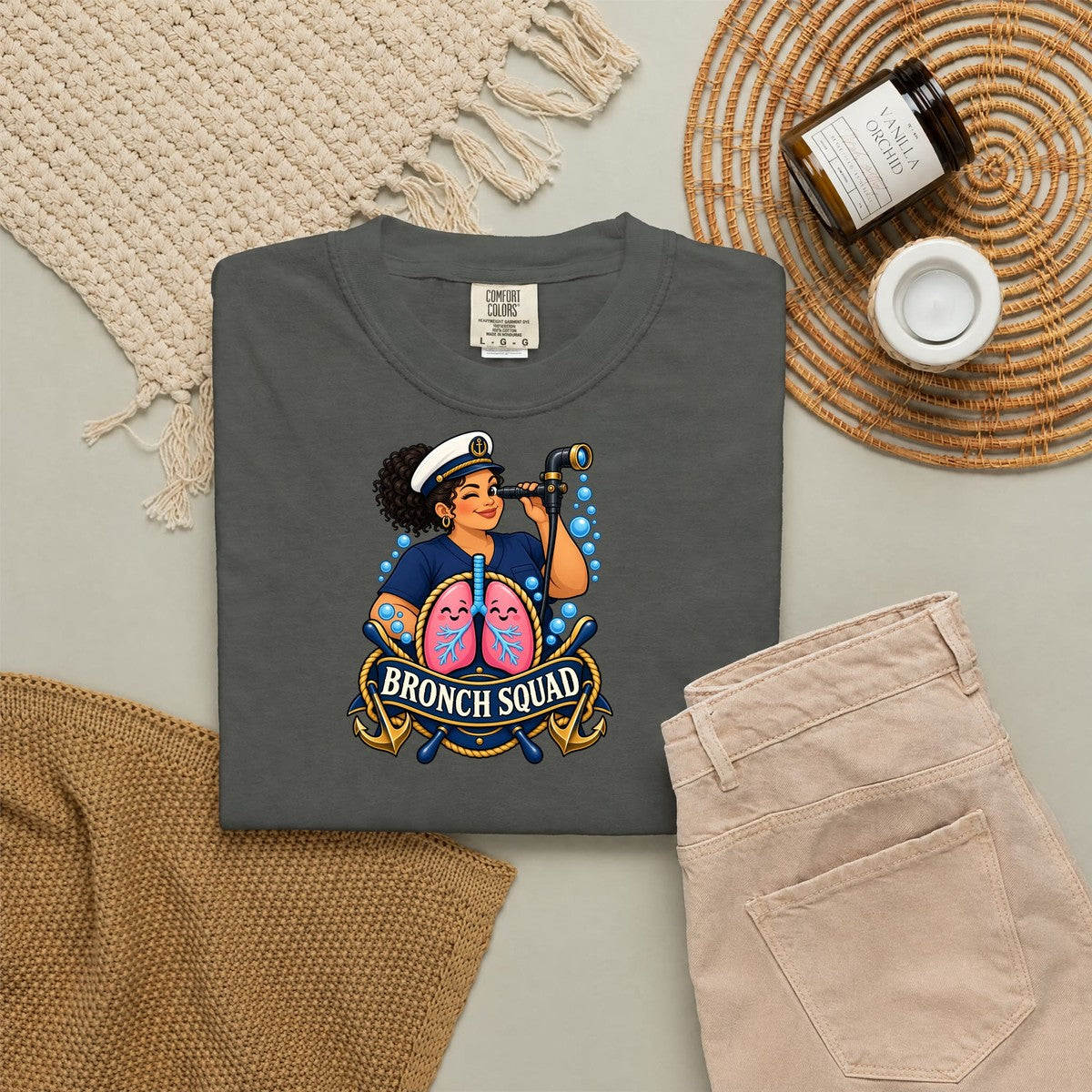 Bronch Squad Women's Respiratory Therapist Tee