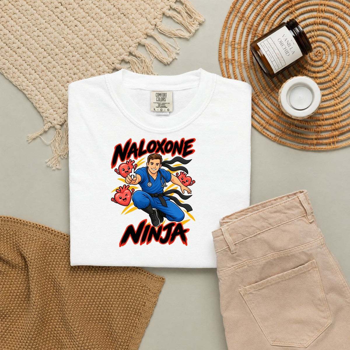 Naloxone Ninja ER Nurse Tee (Classic Cut)