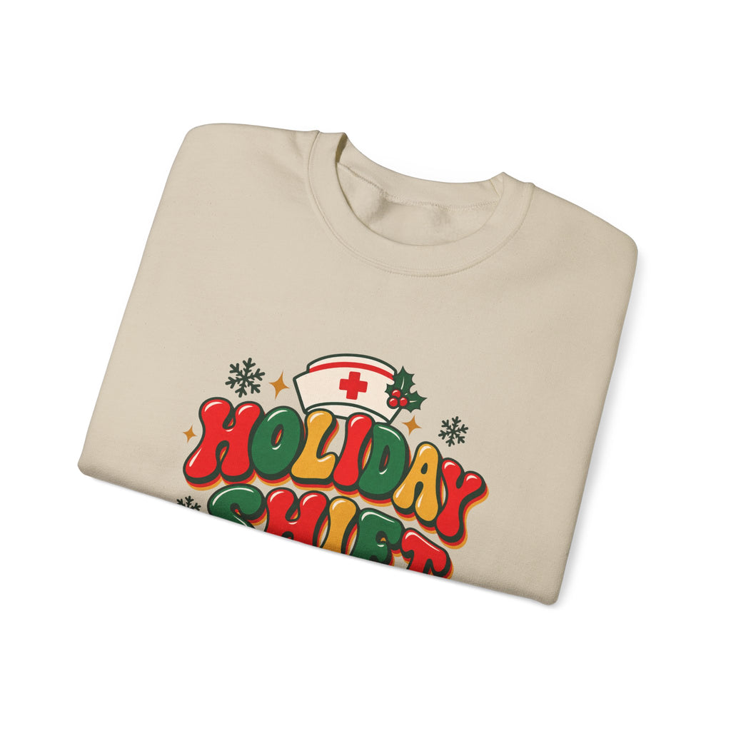 Holiday Shift Nursing Through the Holidays Crewneck Sweatshirt
