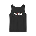 Nurse Heartbeat EKG Line Comfort Colors Tank Top