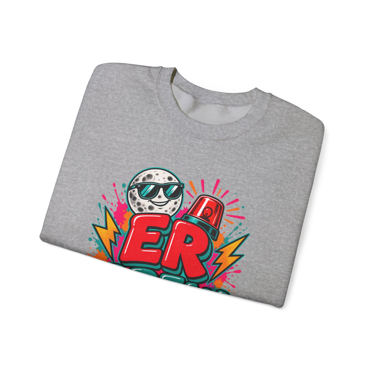 ER Crew We Don't Say the Q-Word ED Nurse Crewneck Sweatshirt