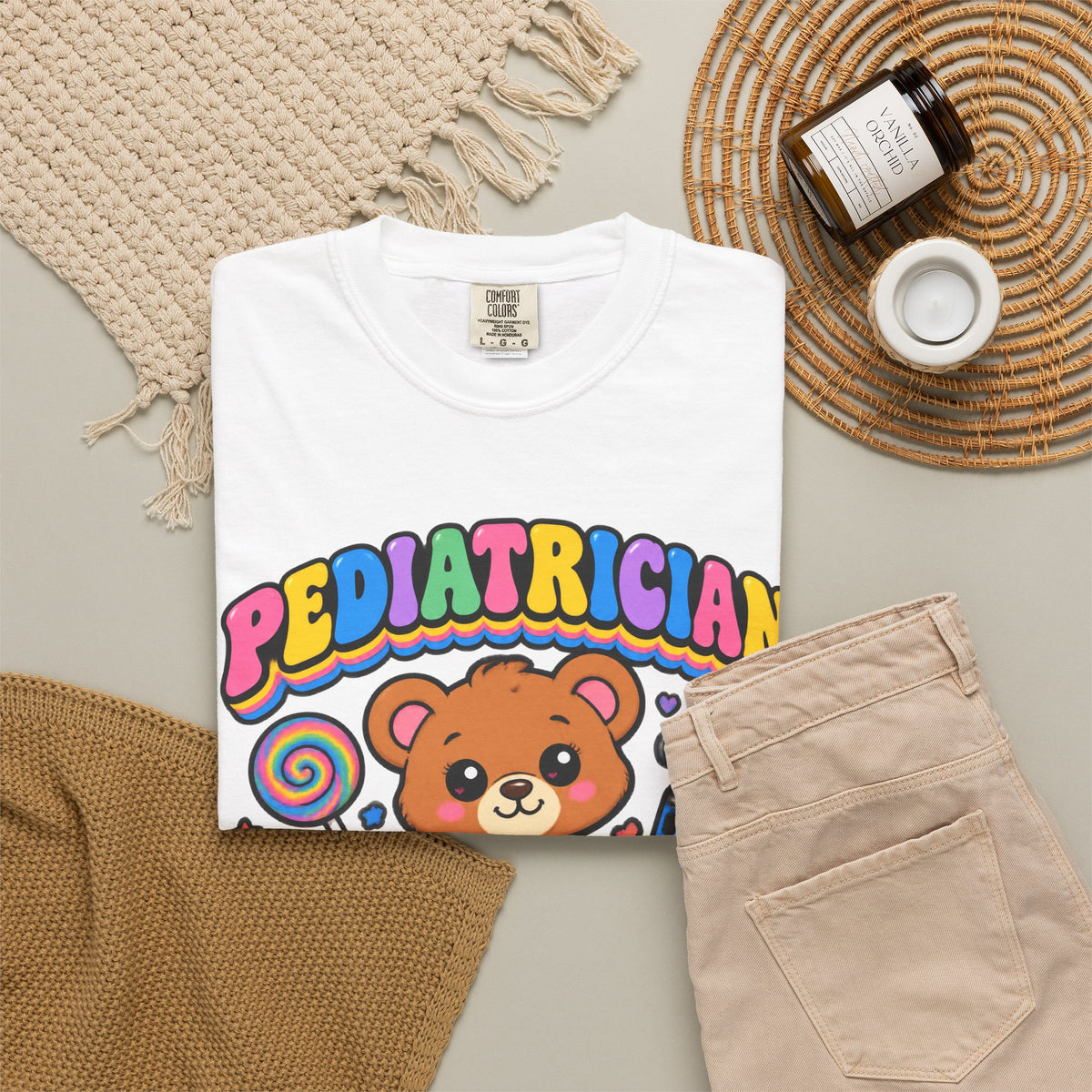 Pediatrician Tiny Patients Big Feelings Comfort Colors T-Shirt