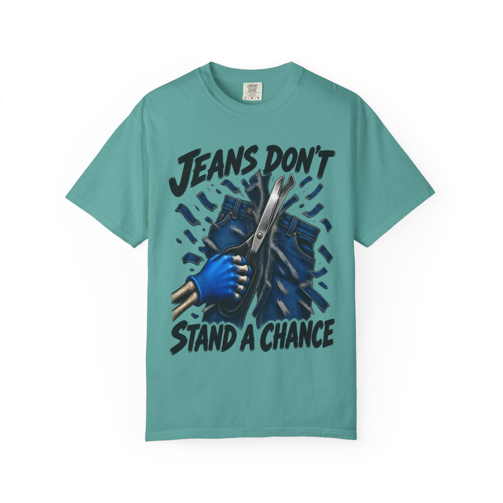 Jeans Don't Stand a Chance Skeleton ER Nurse Comfort Colors T-Shirt