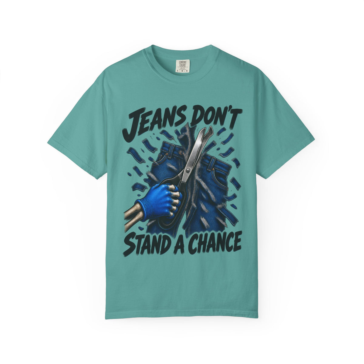 Jeans Don't Stand a Chance Skeleton ER Nurse Comfort Colors T-Shirt