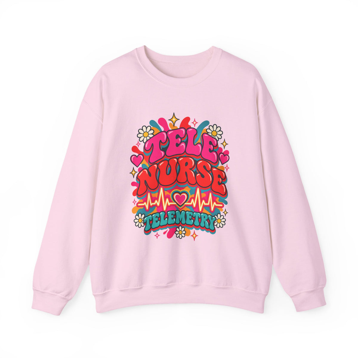 Tele Nurse Telemetry Crewneck Sweatshirt