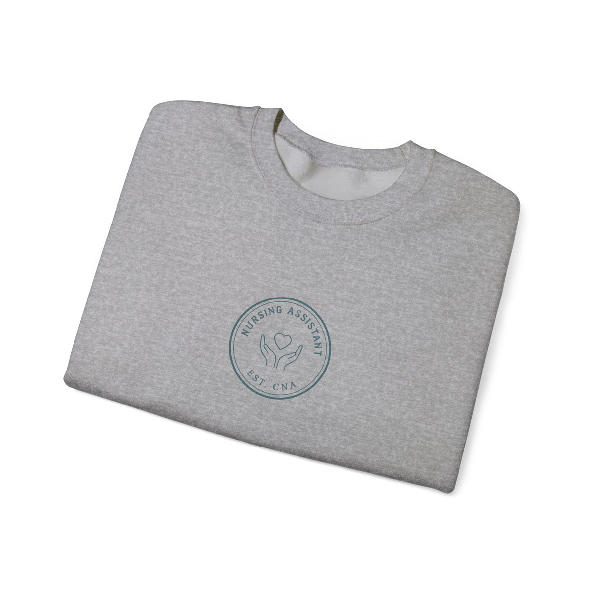 CNA Minimal Vintage Badge Nursing Assistant Crewneck Sweatshirt