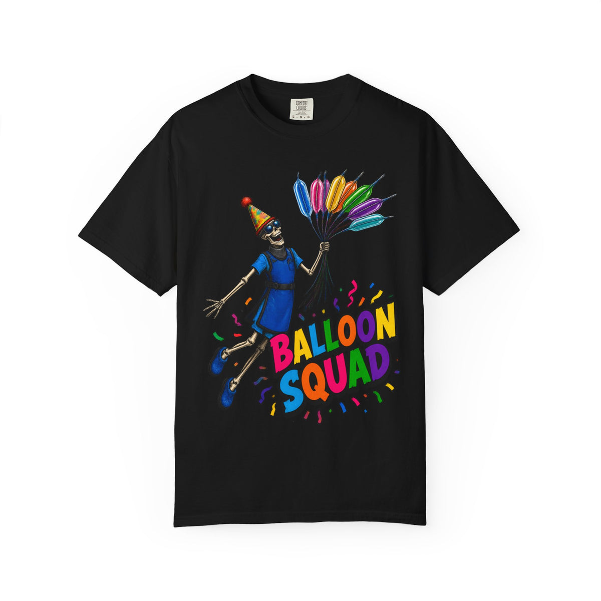 Balloon Squad Cath Lab Skeleton Cardiac Nurse Comfort Colors T-Shirt