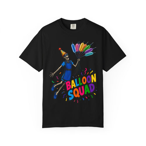 Balloon Squad Cath Lab Skeleton Cardiac Nurse Comfort Colors T-Shirt