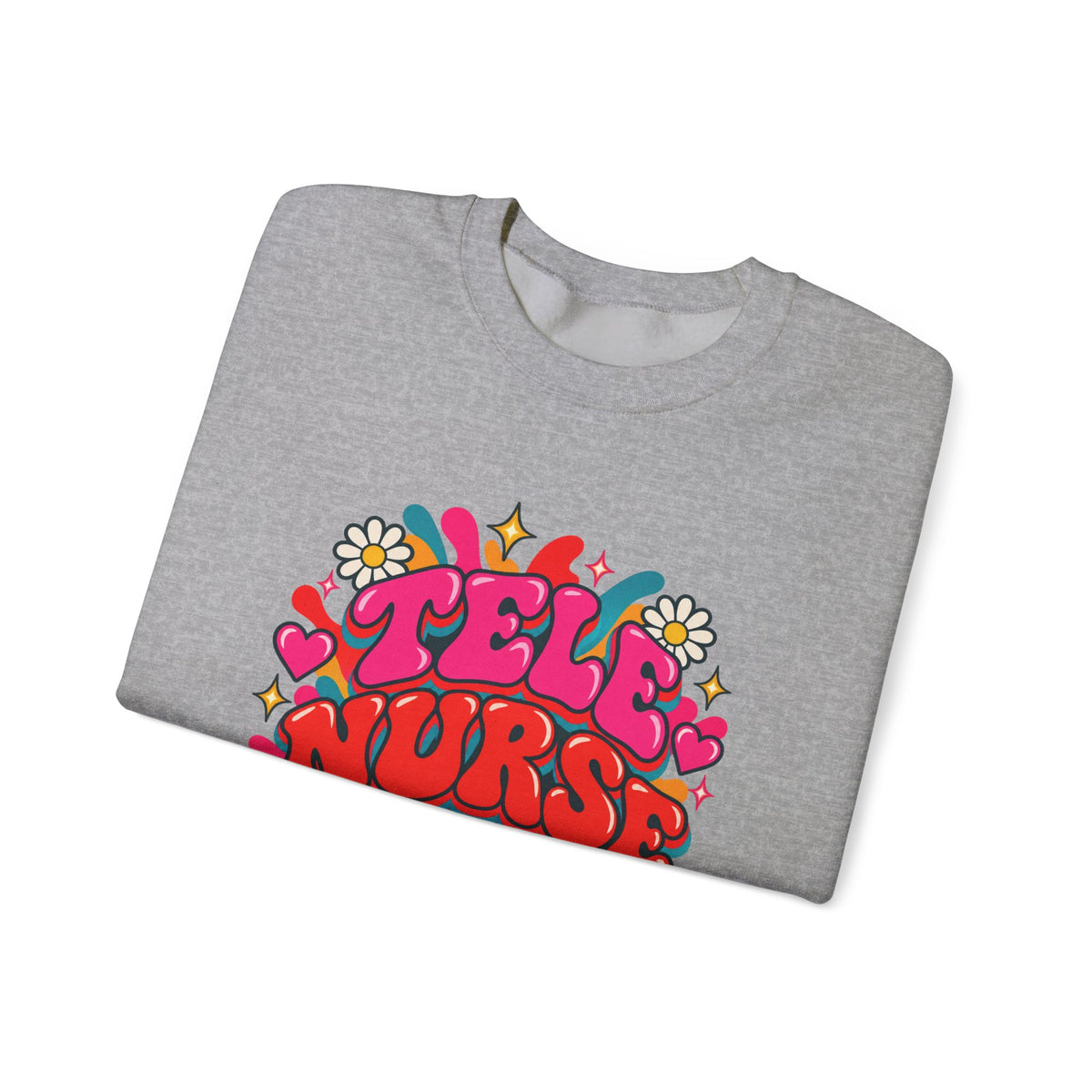 Tele Nurse Telemetry Crewneck Sweatshirt