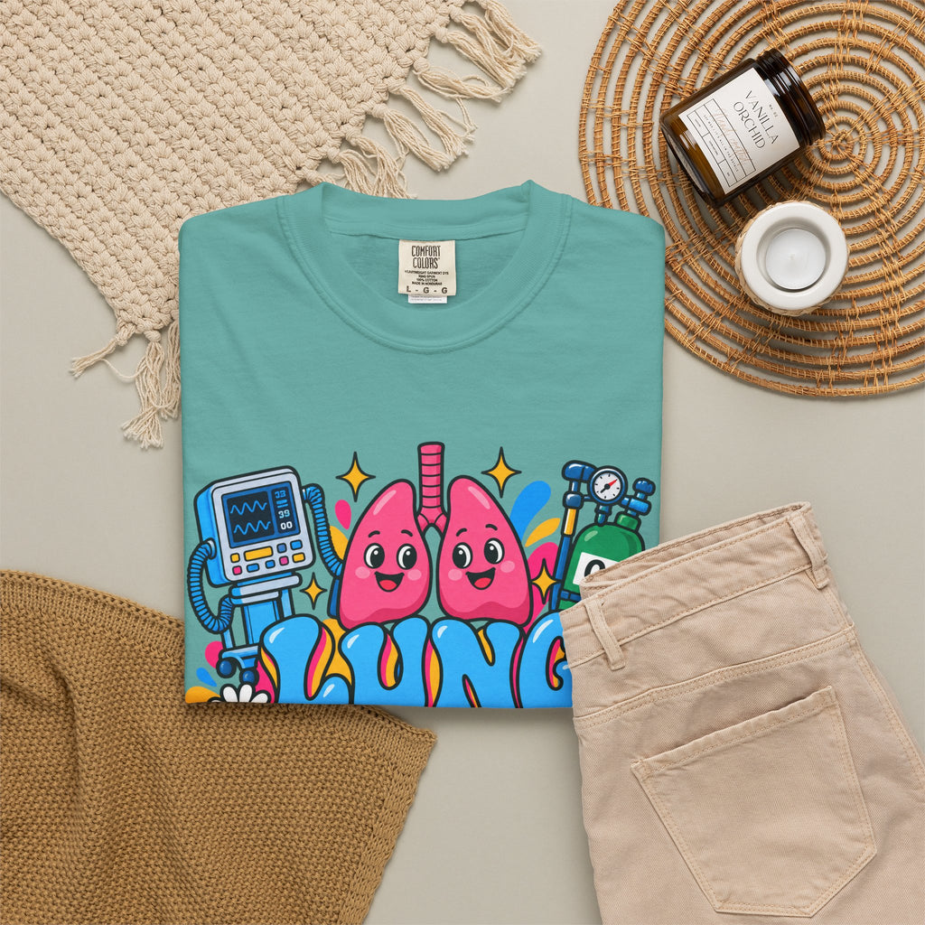 Lung Squad Respiratory Therapy Retro Comfort Colors T-Shirt