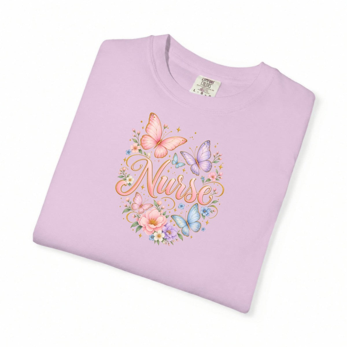 Butterfly Garden Nurse Tee