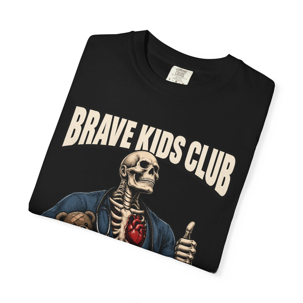 Brave Kids Club Skeleton Peds Nurse Comfort Colors T-Shirt