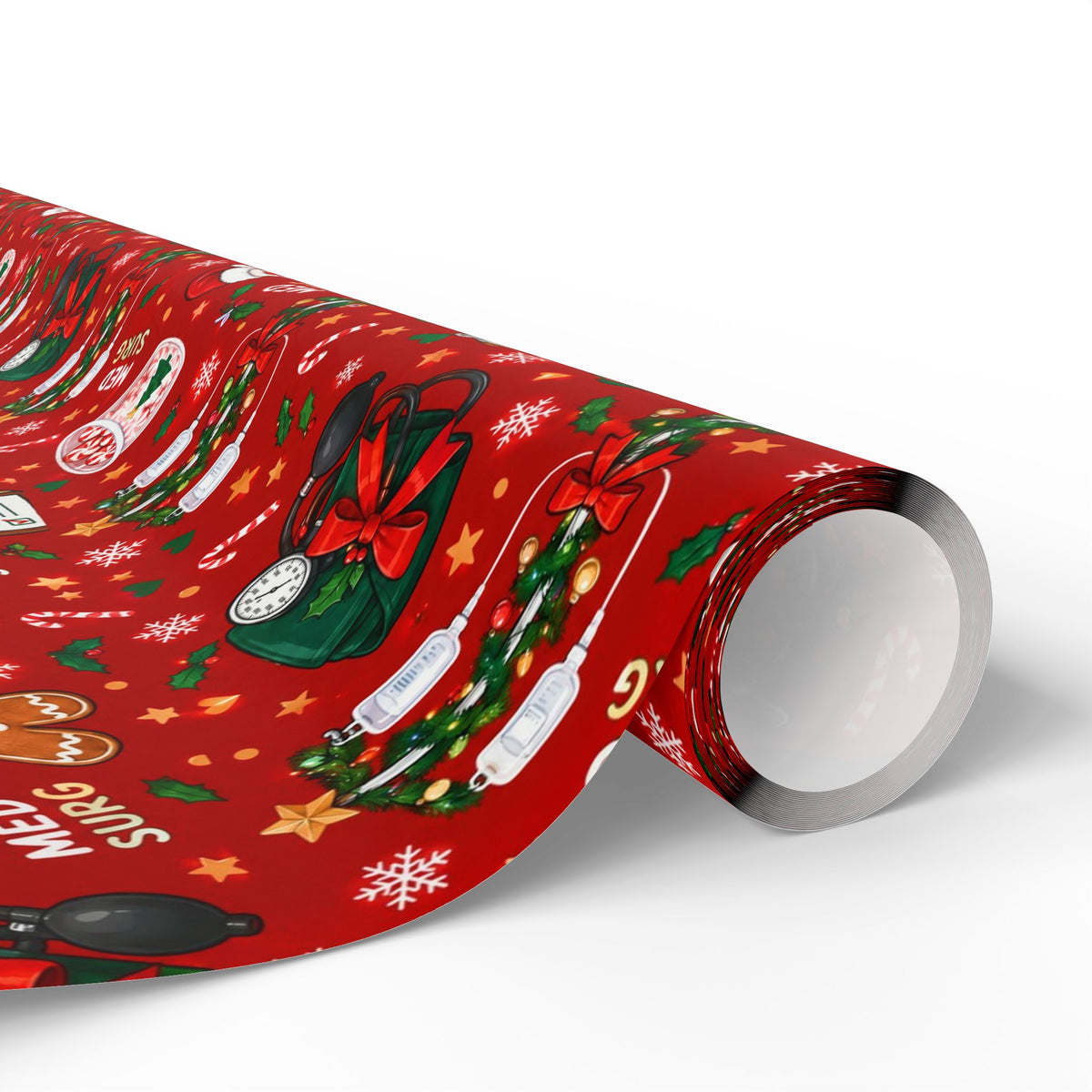 Med Surg Nurse Christmas Wrapping Paper
