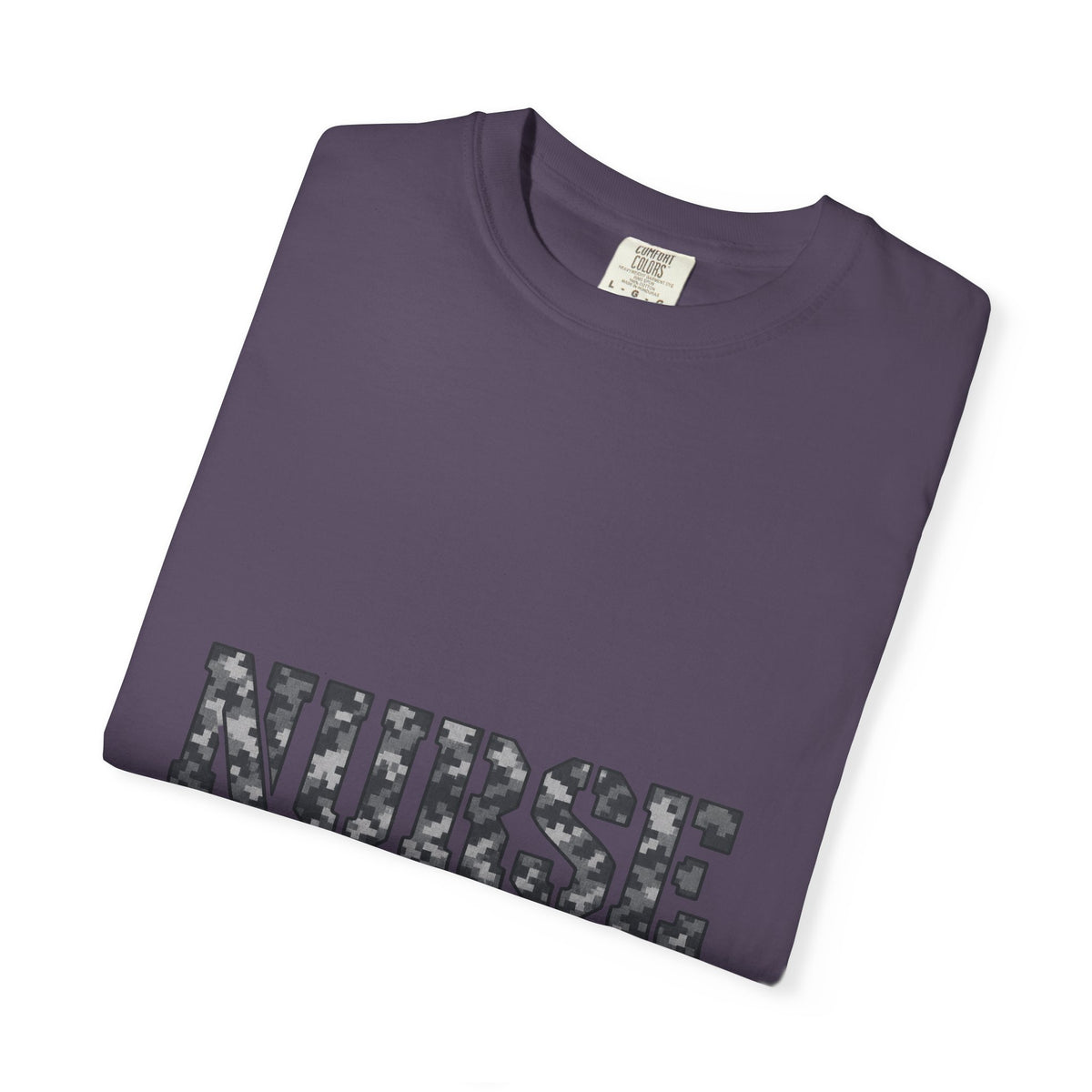 Nurse Digital Urban Camo Stethoscope Comfort Colors T-Shirt