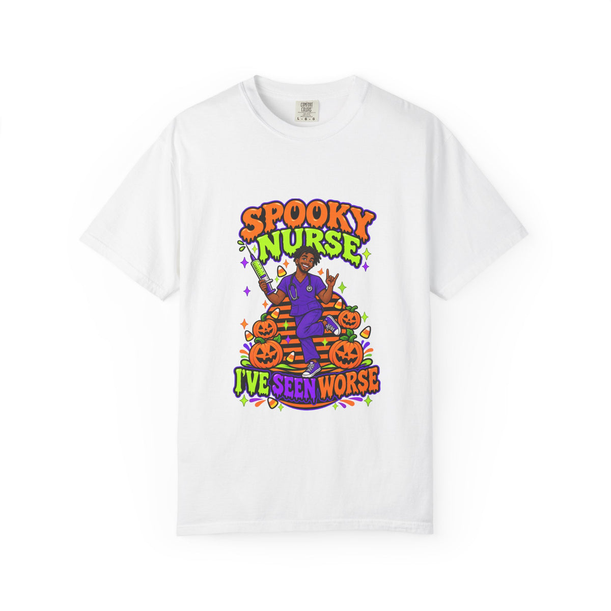 Spooky Male Nurse I've Seen Worse Halloween Tee