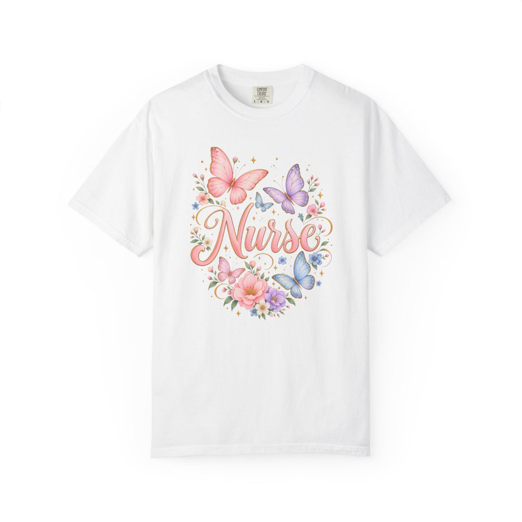 Butterfly Garden Nurse Tee