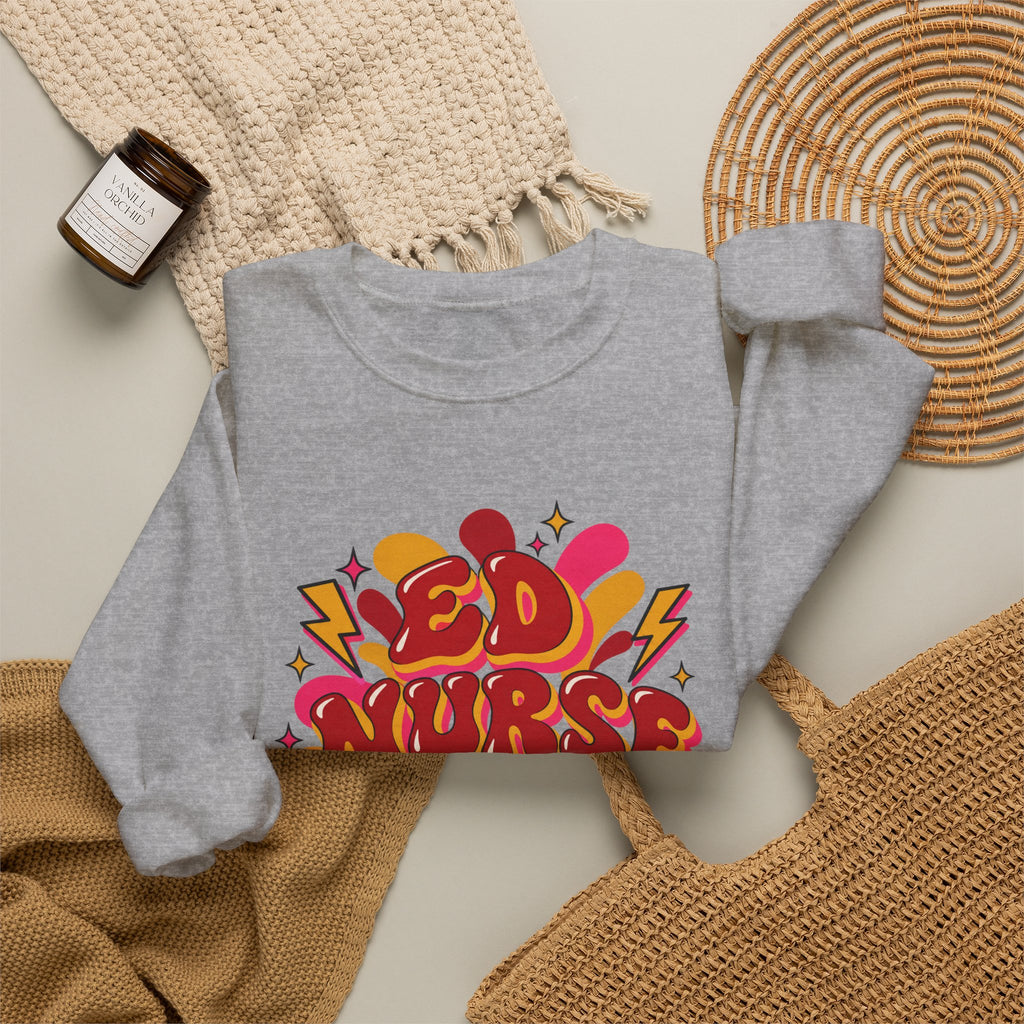 ED Nurse Emergency Department Crewneck Sweatshirt