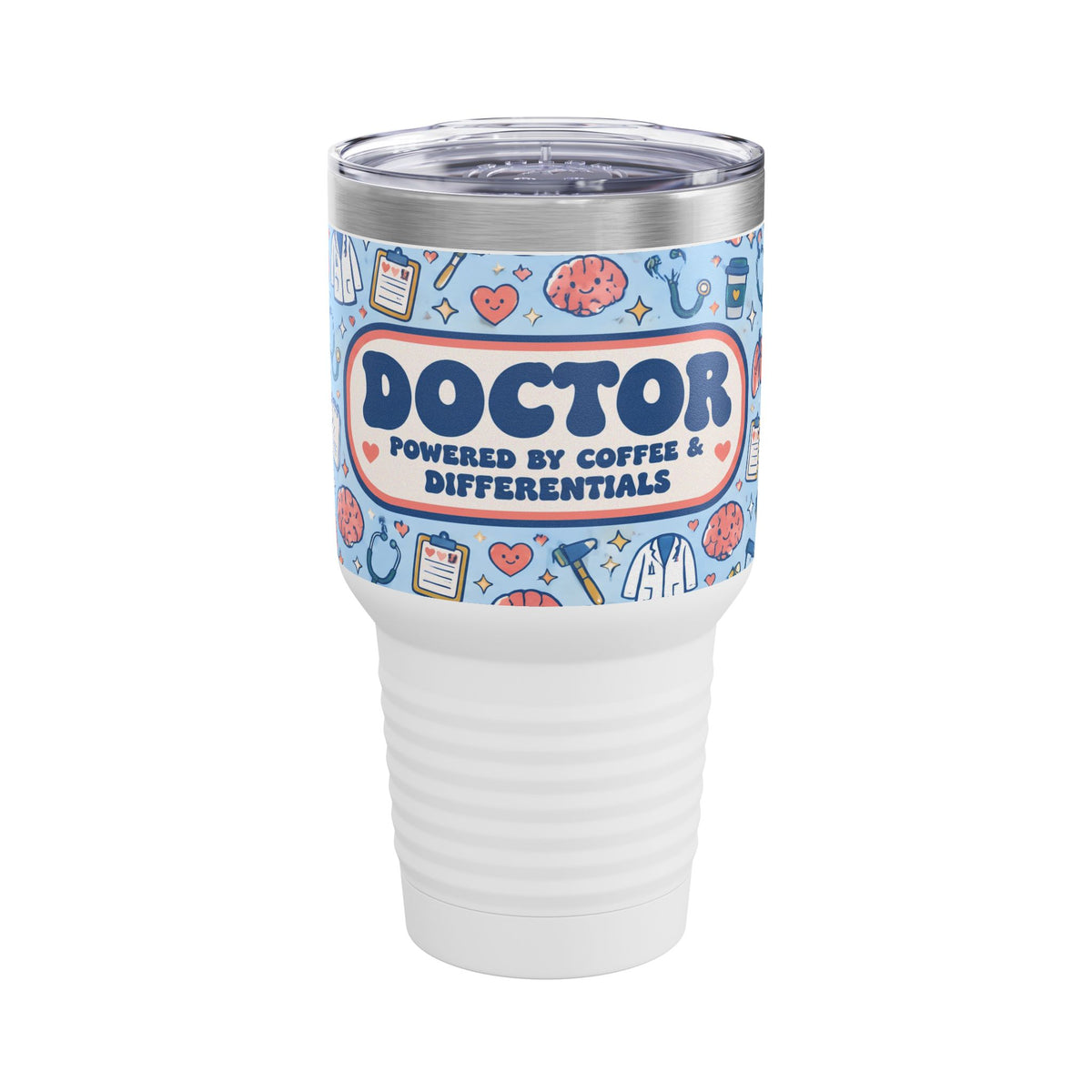 Doctor Powered by Coffee and Differentials 30oz Tundra Tumbler