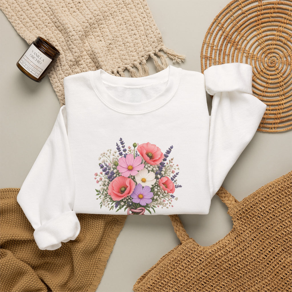 Wildflower Stethoscope RN Crewneck Sweatshirt