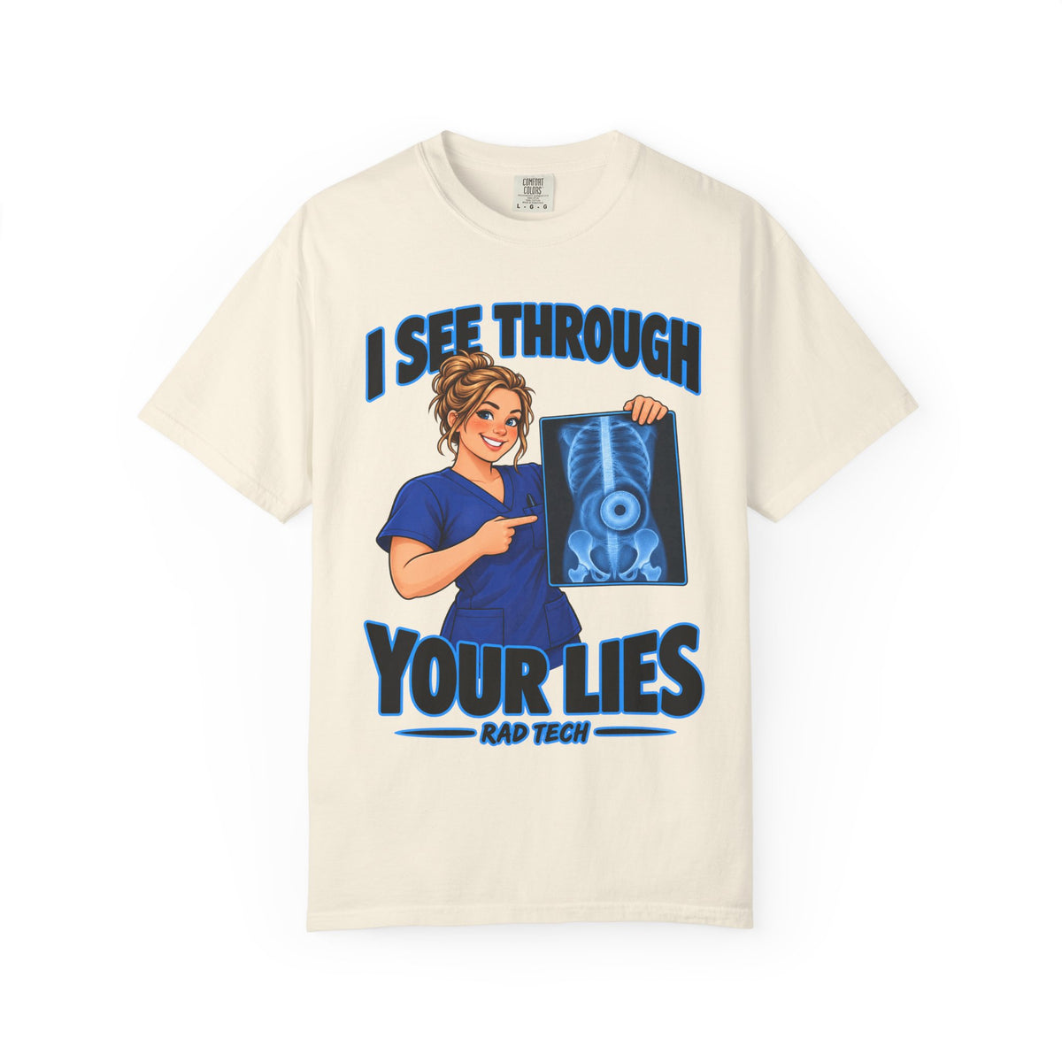 I See Through Your Lies Women's Rad Tech Tee