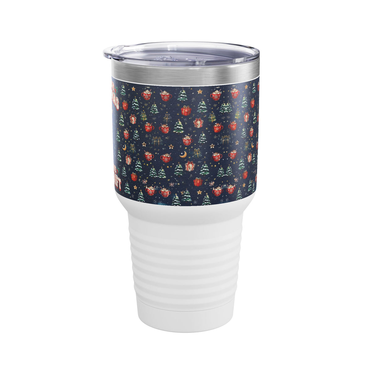 Merry Christmas From the Night Shift Skeleton Nurse 30oz Tundra Tumbler