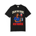 Calm the Chaos Dex ICU Nurse Tee (Long Braids)