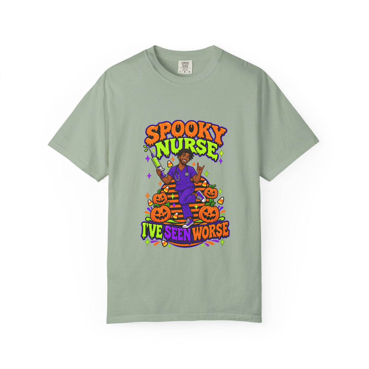 Spooky Male Nurse I've Seen Worse Halloween Tee