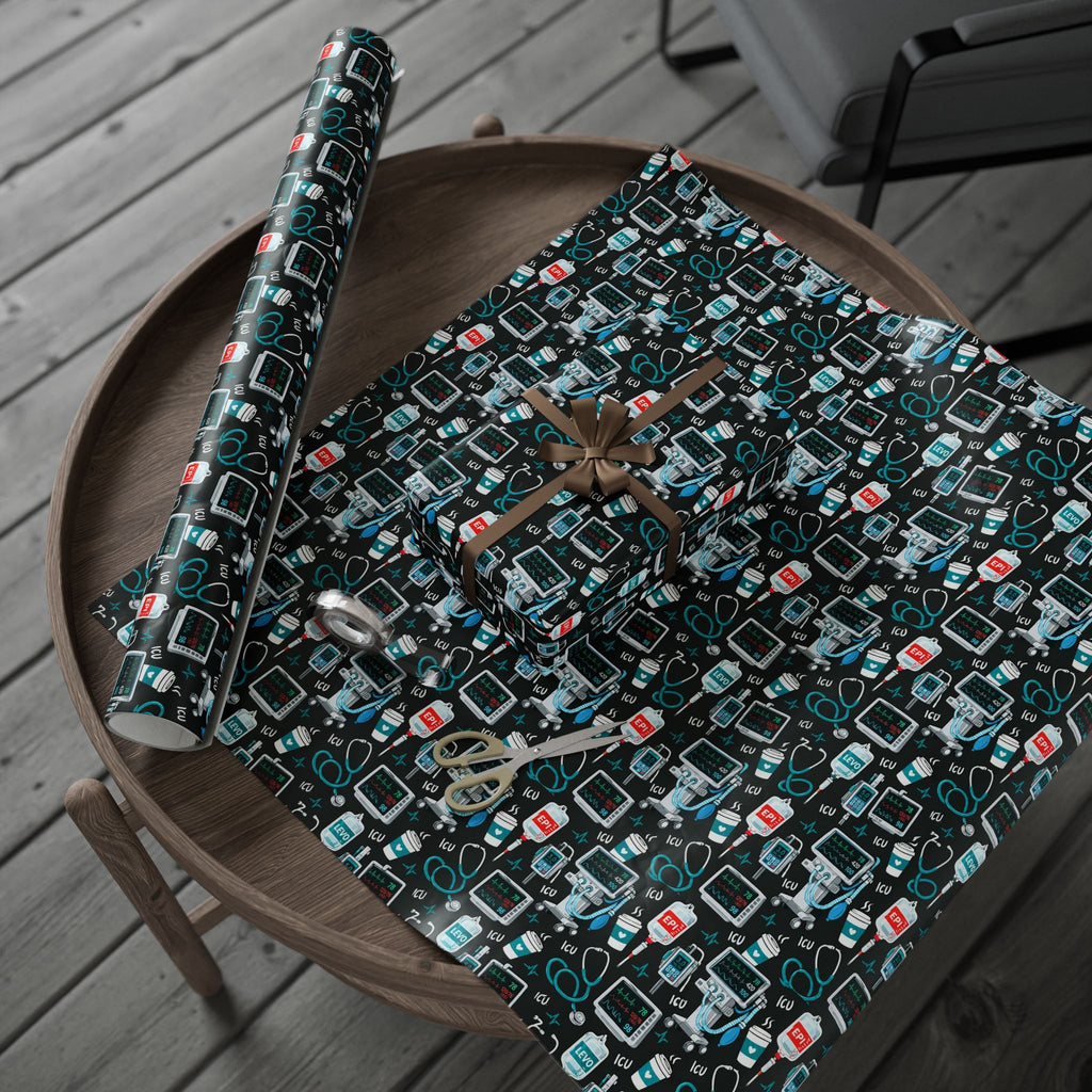 ICU Nurse Wrapping Paper Year Round