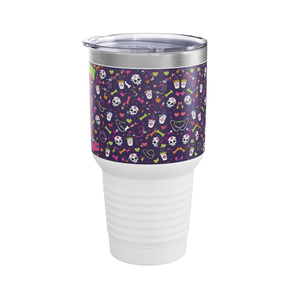 Skeleton Crew Skinny Skeleton Nurses 30oz Tundra Tumbler