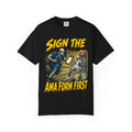 Sign the AMA Form First Skeleton ER Nurse Comfort Colors T-Shirt