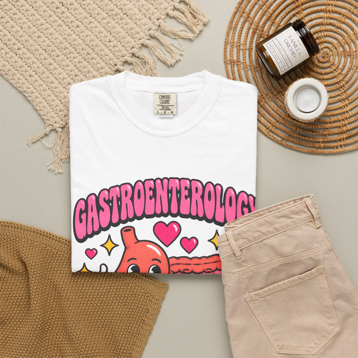 Gastroenterology I Trust My Gut Funny GI Doctor Comfort Colors T-Shirt