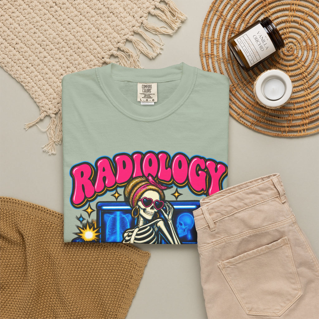 Radiology Where Everyone Is Beautiful on the Inside Skeleton Comfort Colors T-Shirt