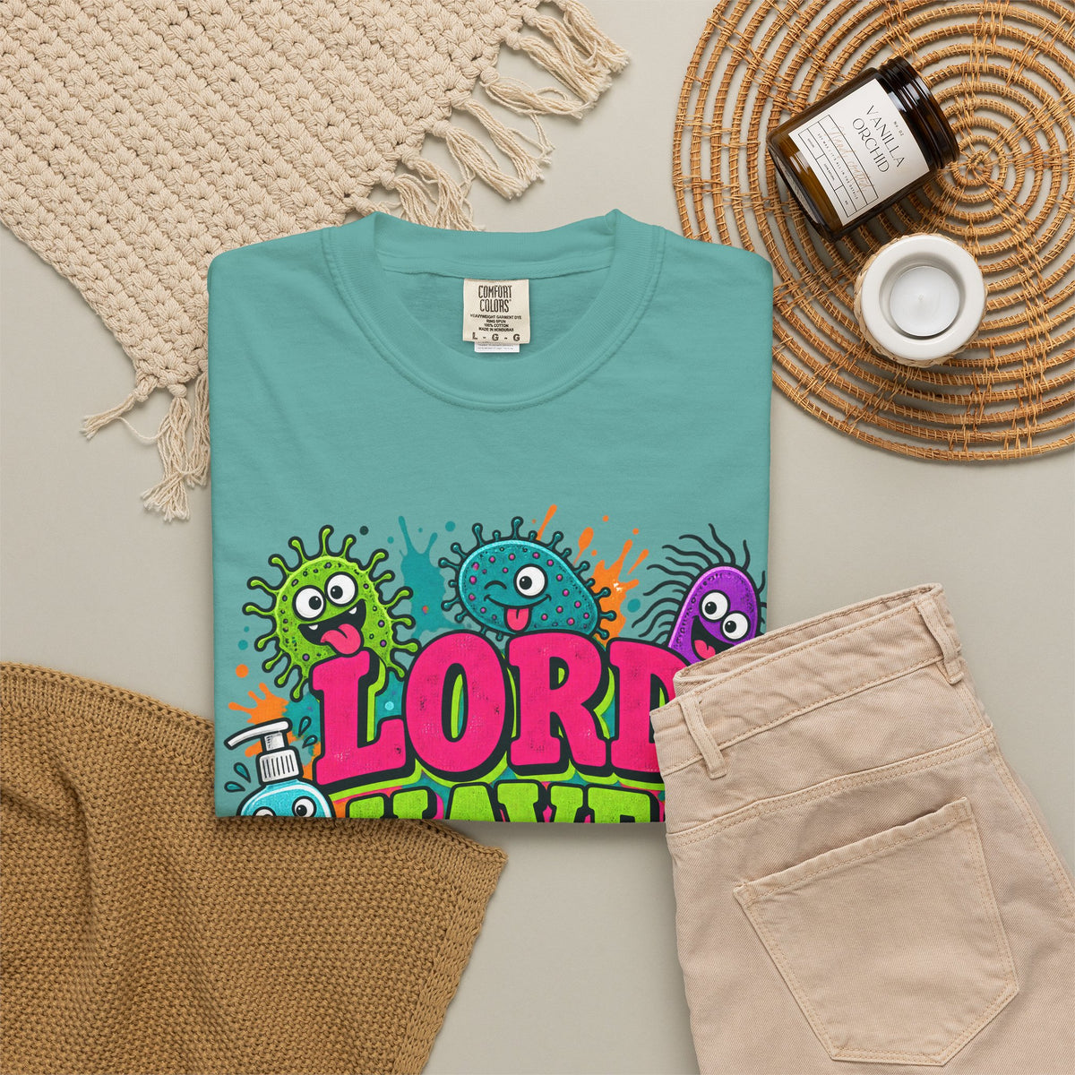 Lord Have MRSA Funny Nurse Pun Comfort Colors T-Shirt