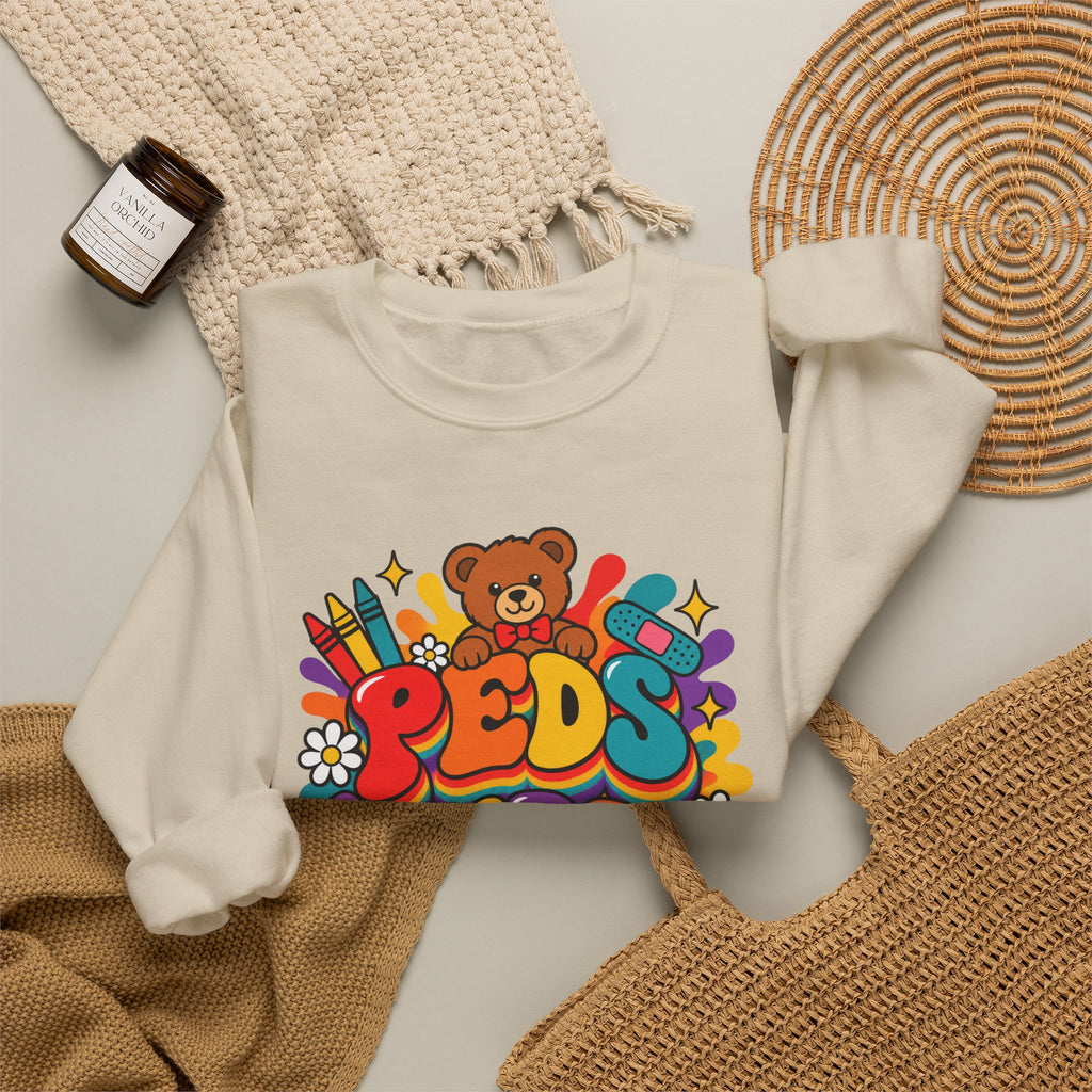 Peds Nurse Pediatrics Crewneck Sweatshirt