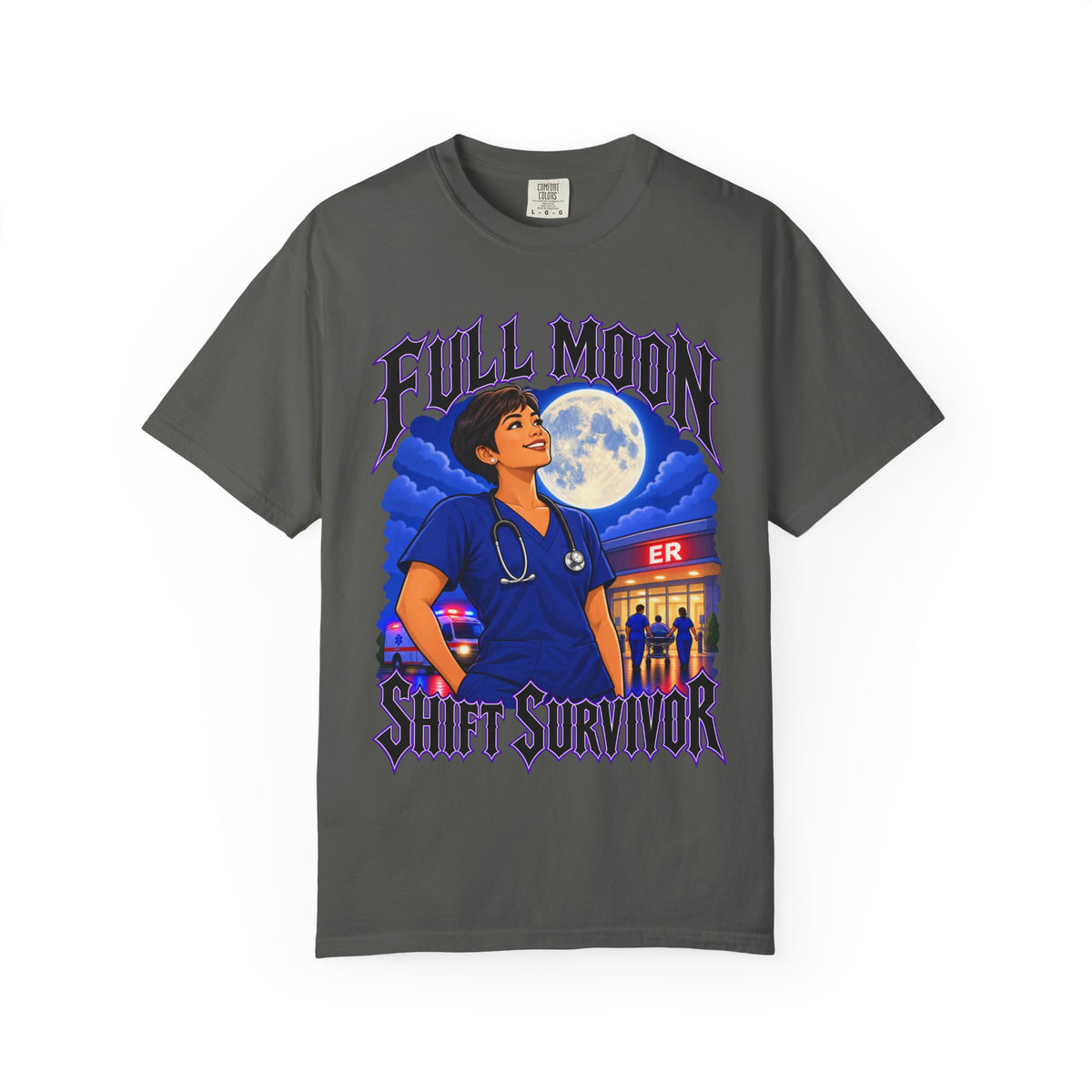 Full Moon Shift Survivor ER Women's Nurse Tee
