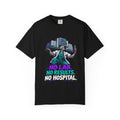 No Lab No Results No Hospital Male Skeleton Lab Tech Comfort Colors T-Shirt