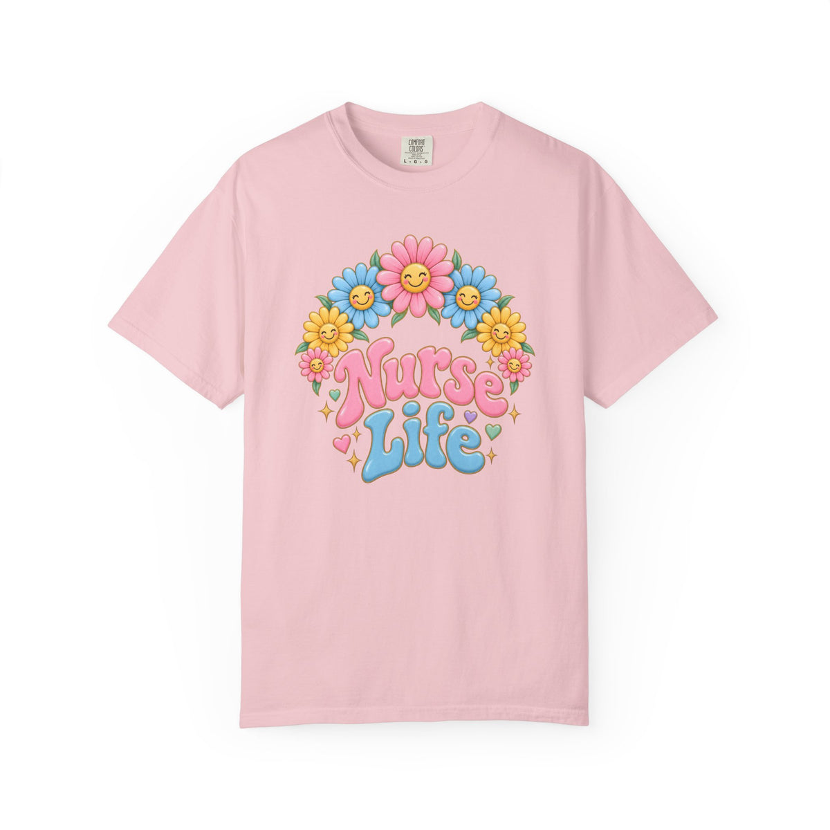 Nurse Life Daisies Tee