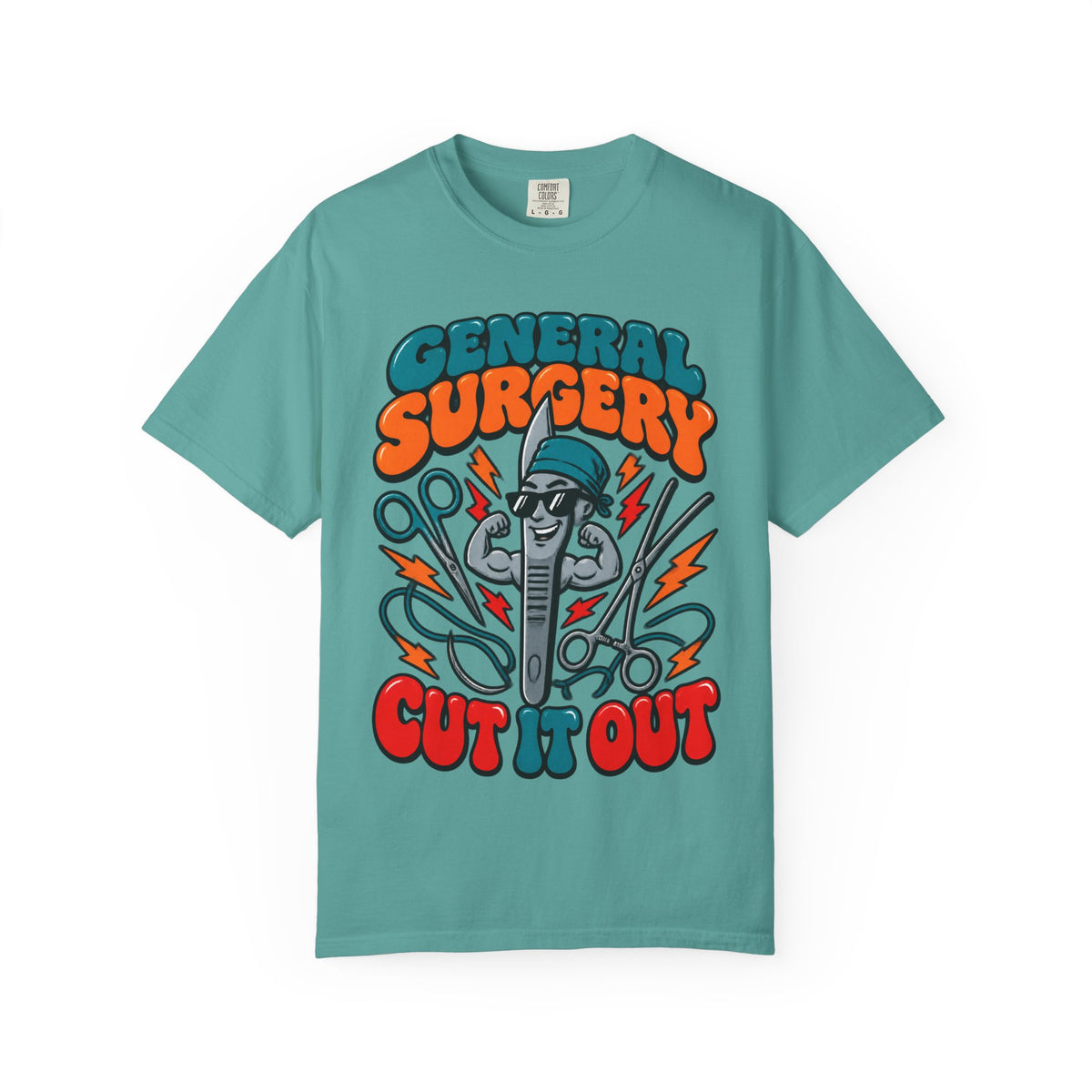 General Surgery Cut It Out Funny Surgeon Comfort Colors T-Shirt