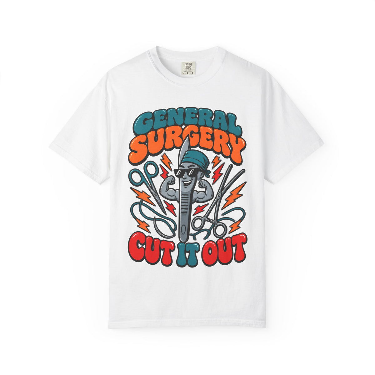 General Surgery Cut It Out Funny Surgeon Comfort Colors T-Shirt
