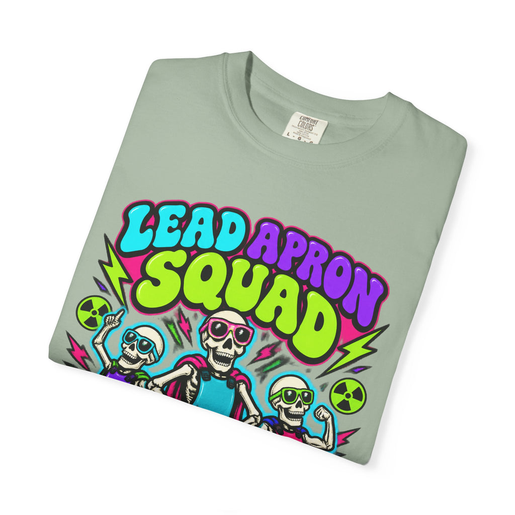 Lead Apron Squad Rad Tech Skeleton Comfort Colors T-Shirt