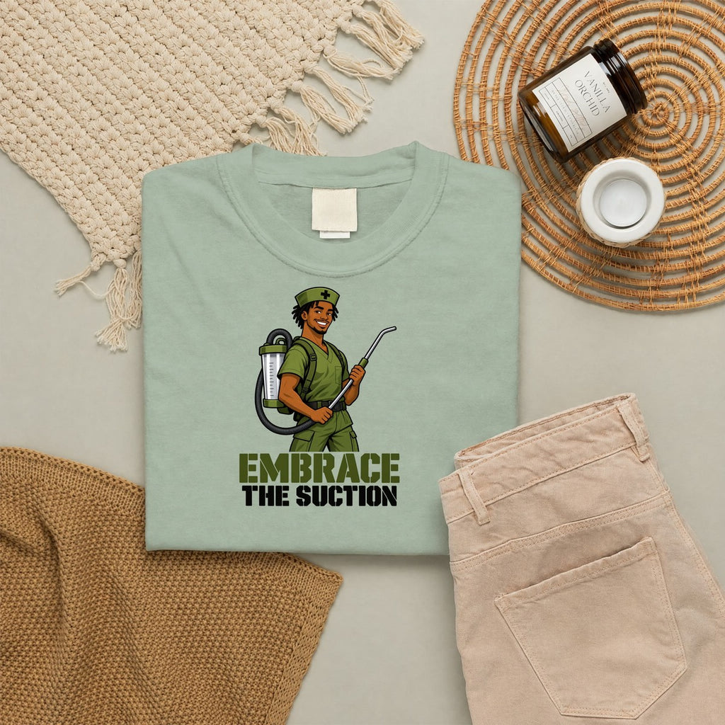 Embrace the Suction Male Nurse Tee