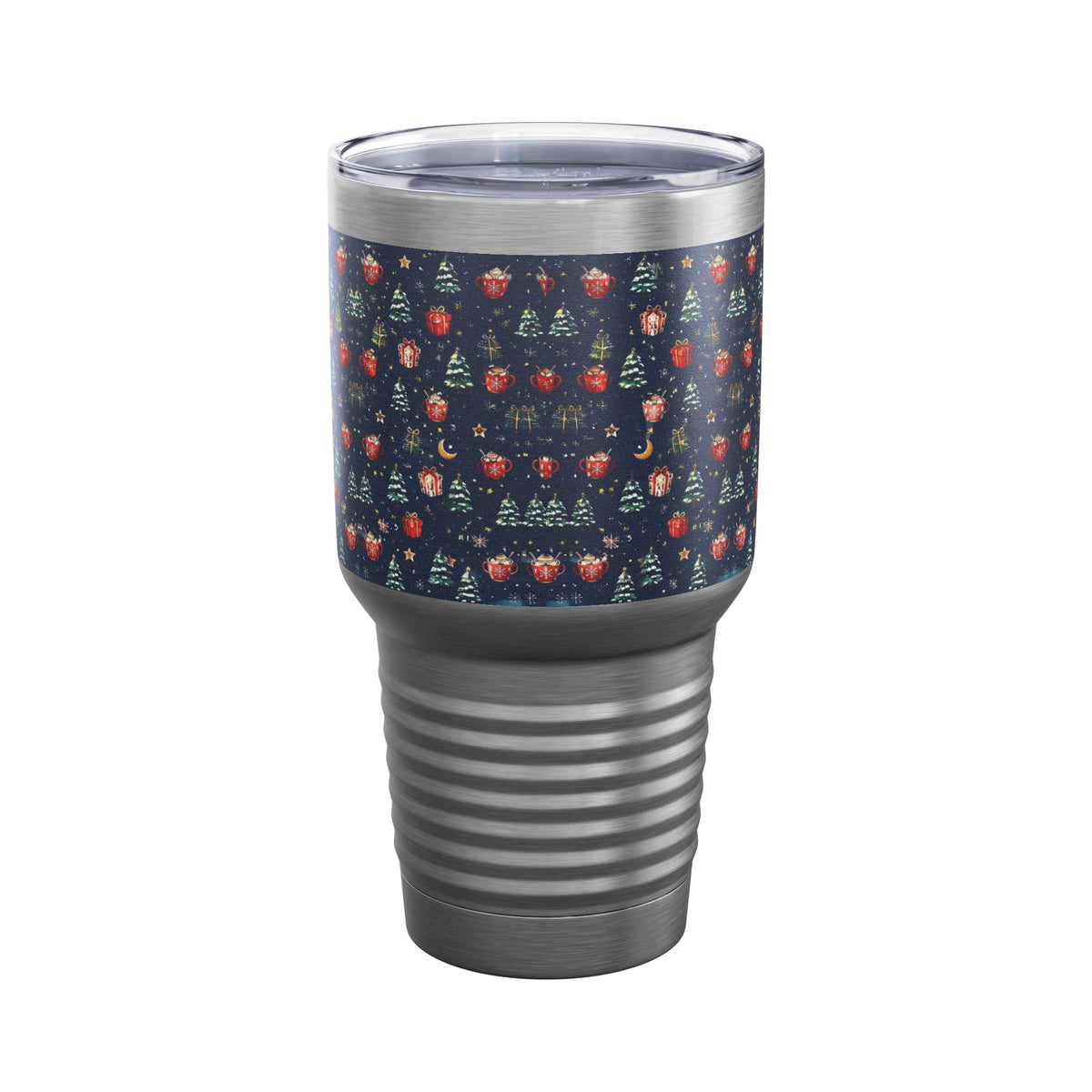Merry Christmas From the Night Shift Skeleton Nurse 30oz Tundra Tumbler