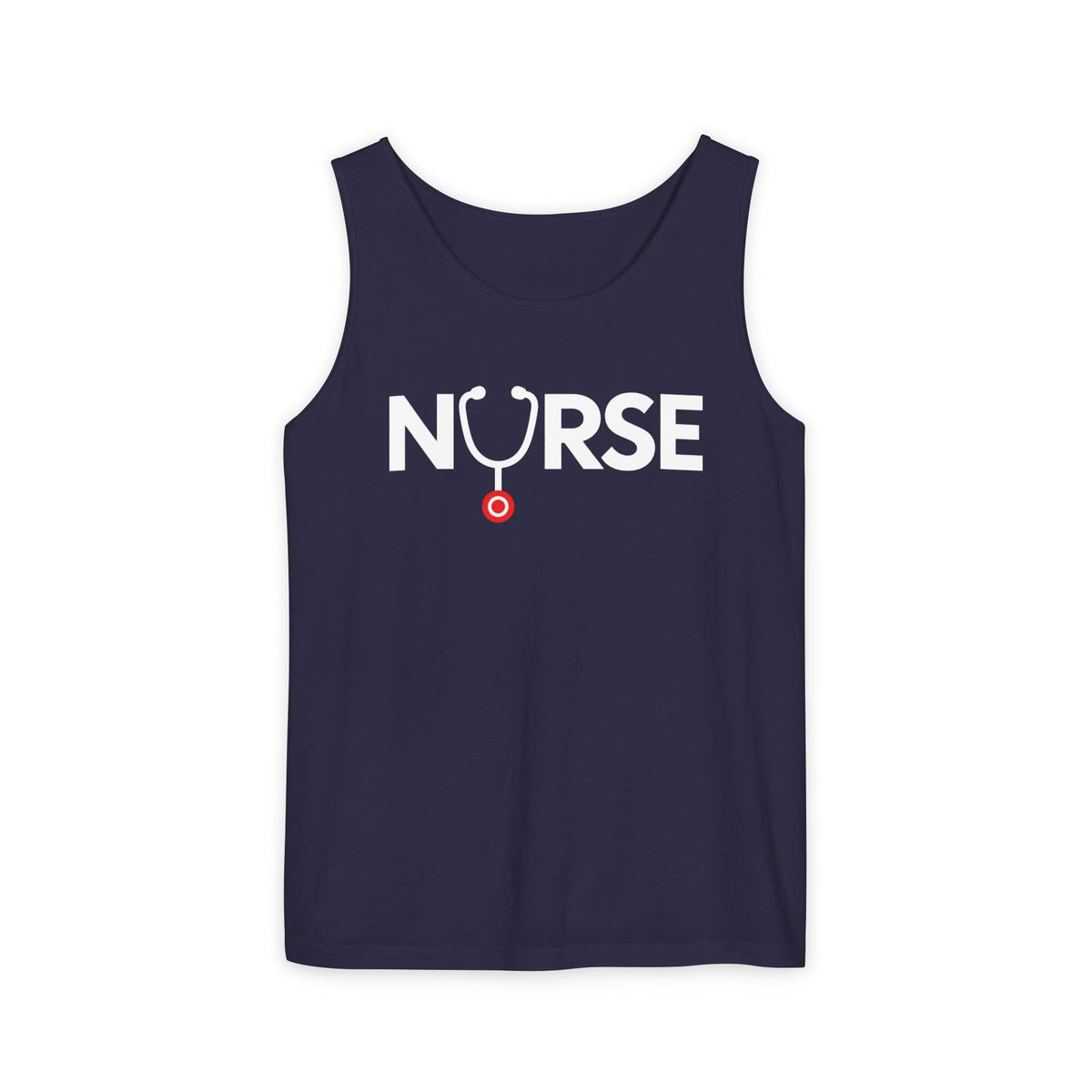 Nurse Stethoscope U Comfort Colors Tank Top