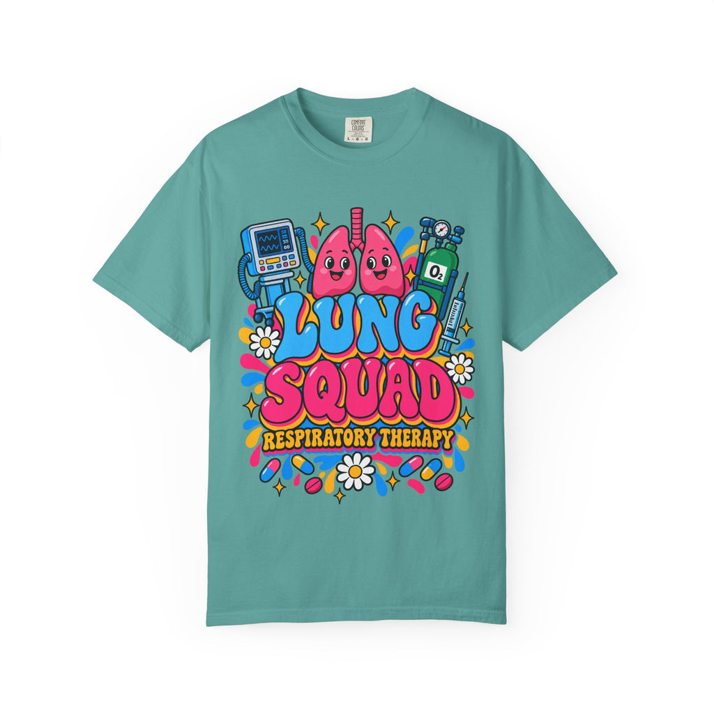 Lung Squad Respiratory Therapy Retro Comfort Colors T-Shirt