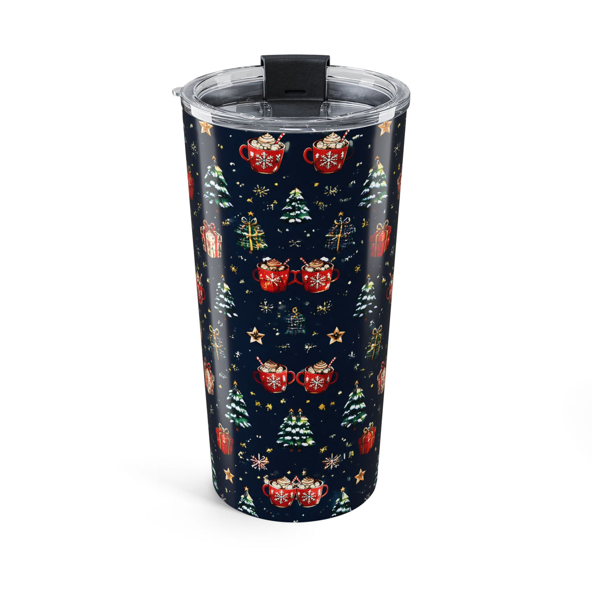 Merry Christmas From the Night Shift Skeleton Nurse 20oz Skinny Tumbler