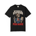 Sticks and Stickers Skeleton Peds Nurse Comfort Colors T-Shirt