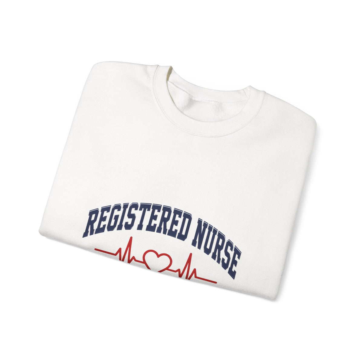 Registered Nurse Est. 2026 Varsity Heartbeat Crewneck Sweatshirt