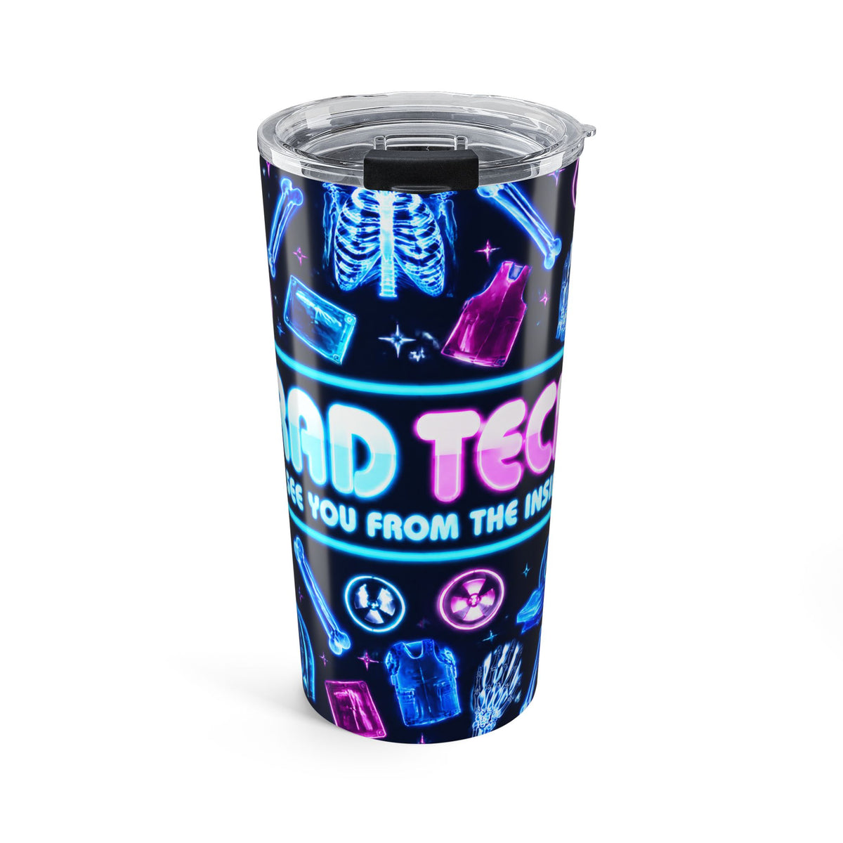 Rad Tech I See You From the Inside Neon X-Ray 20oz Skinny Tumbler