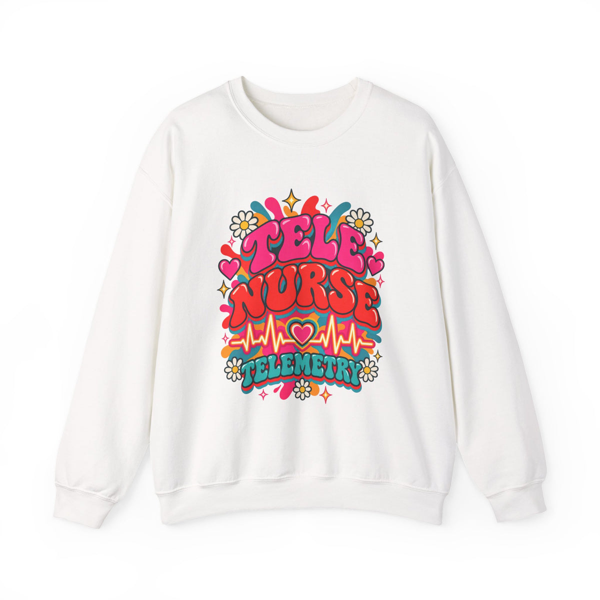 Tele Nurse Telemetry Crewneck Sweatshirt