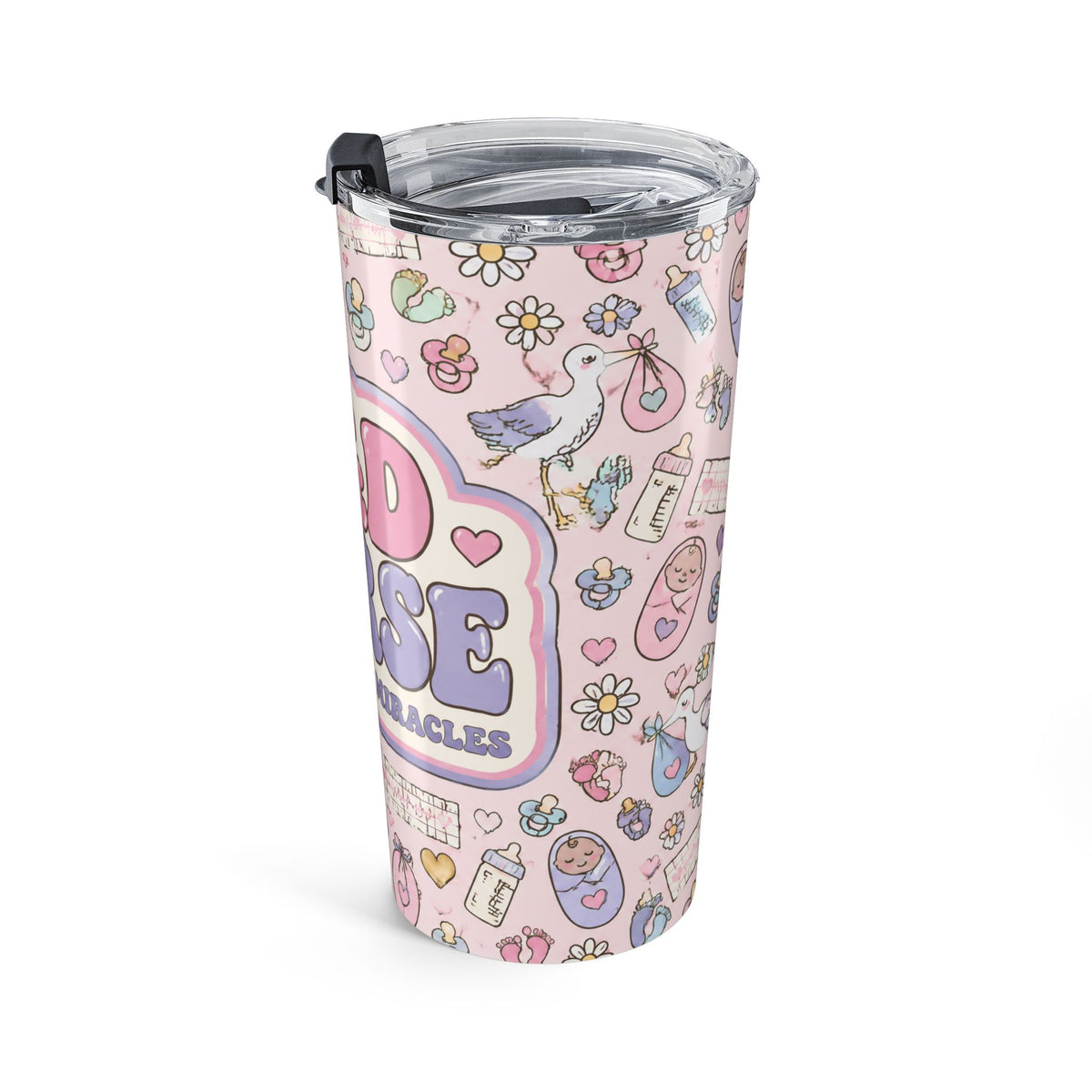 L&D Nurse Delivering Miracles 20oz Skinny Tumbler
